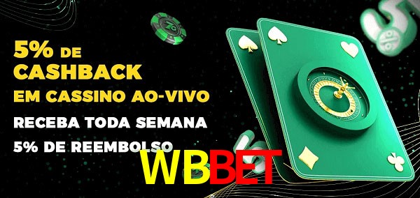 Promoções do cassino ao Vivo WBBet